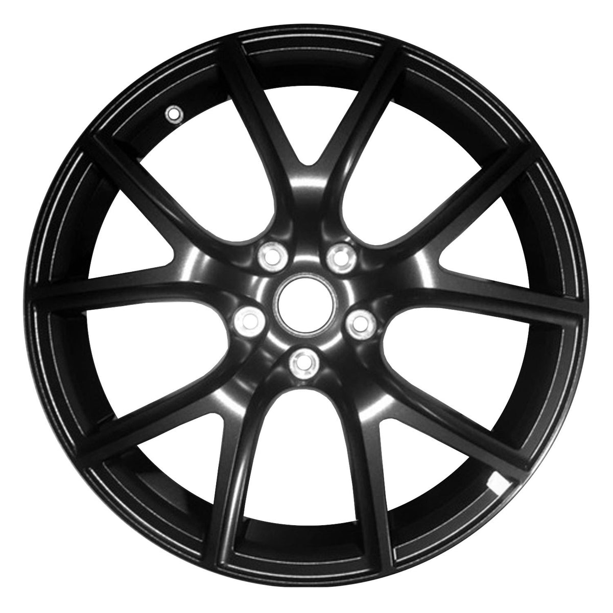 20" x 10" Dodge Durango 2025 2026 Factory OEM Wheel Rim Black 09173