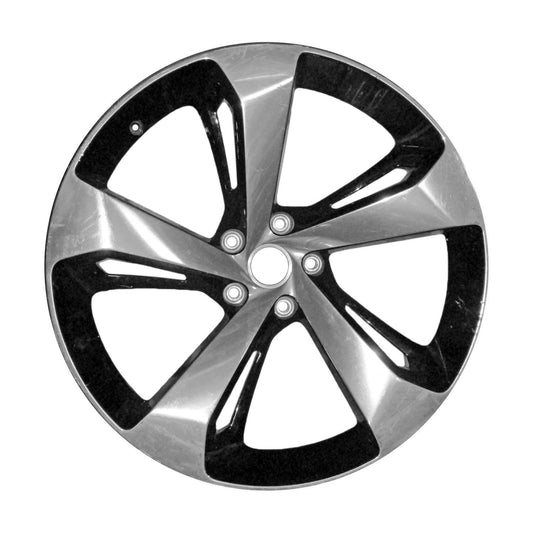 22" x 10" Bentley Bentayga 2019 Factory OEM Wheel Rim Polished Black 96565