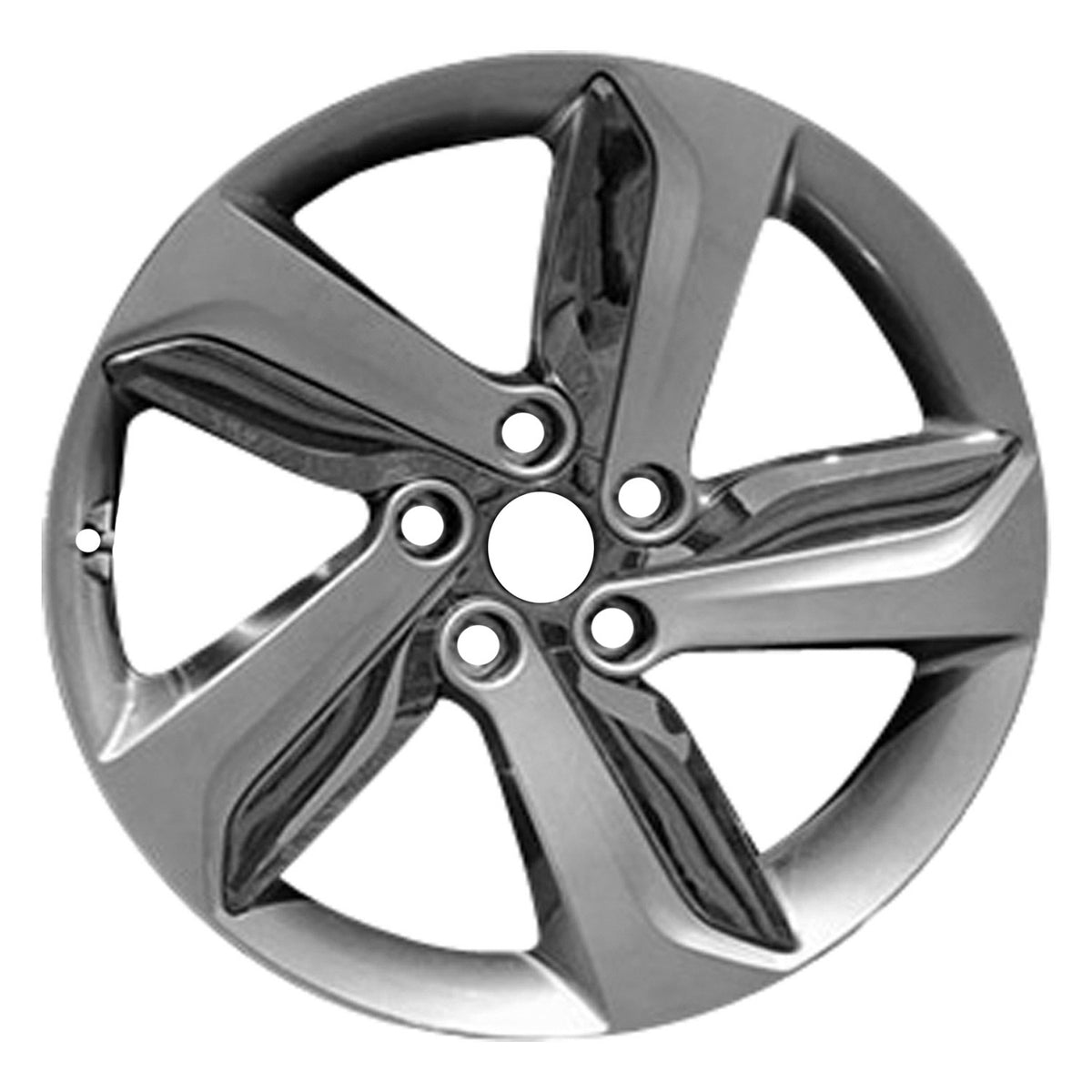 18" x 7.5" Hyundai Veloster 2013 2014 Factory OEM Wheel Rim Silver 70844
