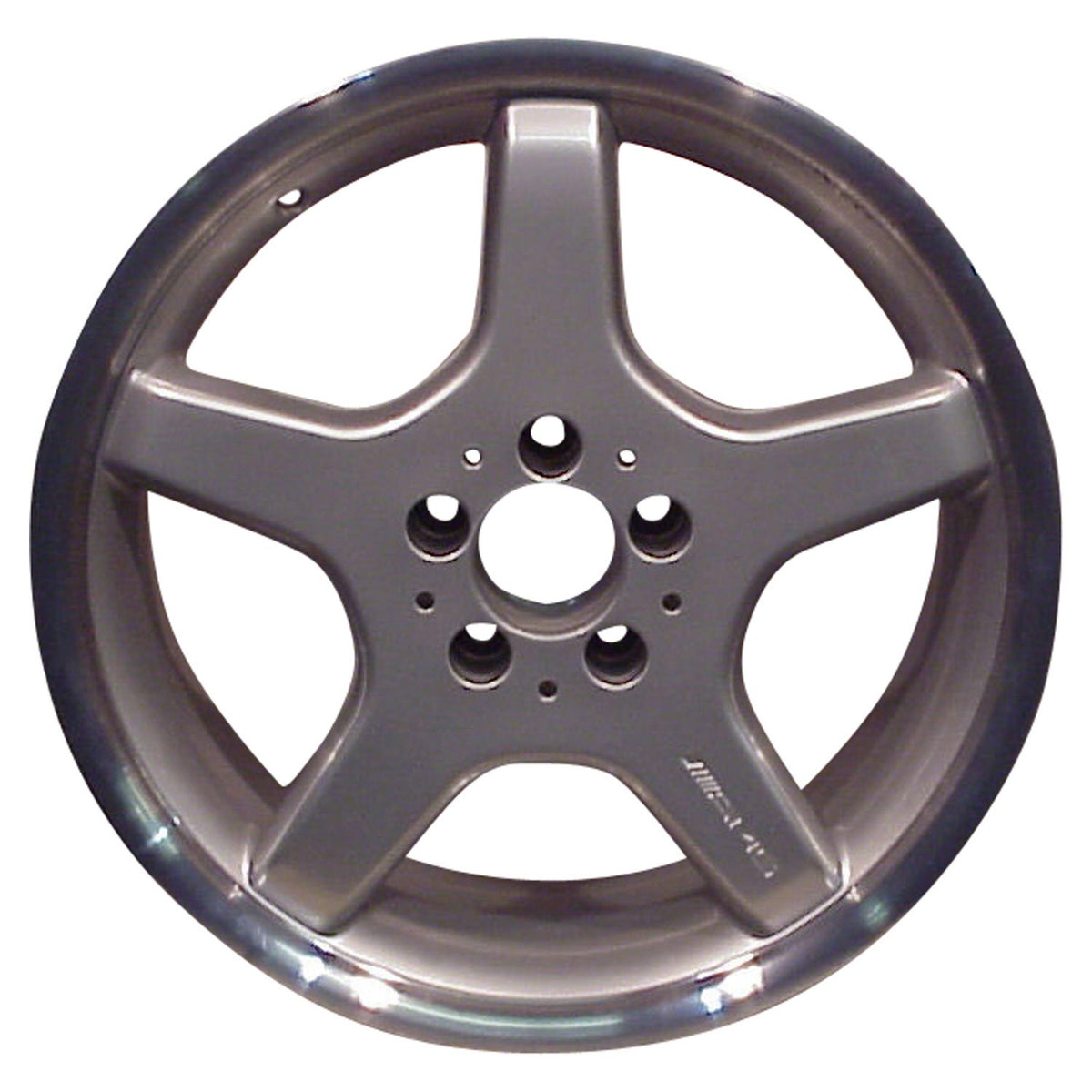 18" x 9.5" Mercedes-Benz SL65 AMG 2006 Rear OEM Wheel Rim Hyper Silver 65280