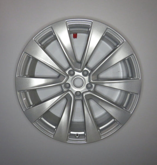 Silver 22 x 9 Alloy FRONT Factory OEM Wheel Rim 2022 2023 Tesla Model X 95349