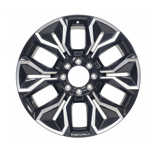 GMC Sierra EV 3500 2024 2025 2026 85122980 94048 OEM wheel 24 x 9 CnC Black NEW