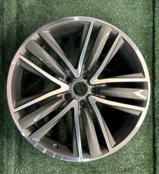 19" x 8.5" Infiniti Q50 2014-2018 OEM Wheel Rim CNC Charcoal D0C004GA3B 73766
