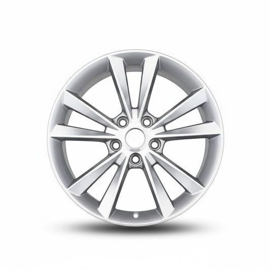 19" x 8.5" Tesla Model 3 2018 Factory OEM Wheel Rim 96231 Silver
