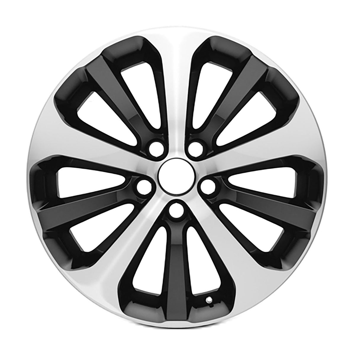 18" x 7.5" Kia Sorento 2016 2017 2018 Factory OEM Wheel Rim Machined Black 74736
