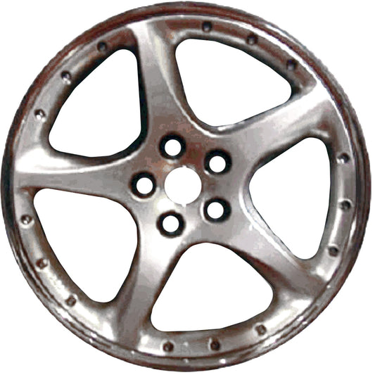 20" x 10" Jaguar Xkr 2001 2002 2003 2004 Rear OEM Wheel Rim Polish Silver 59718