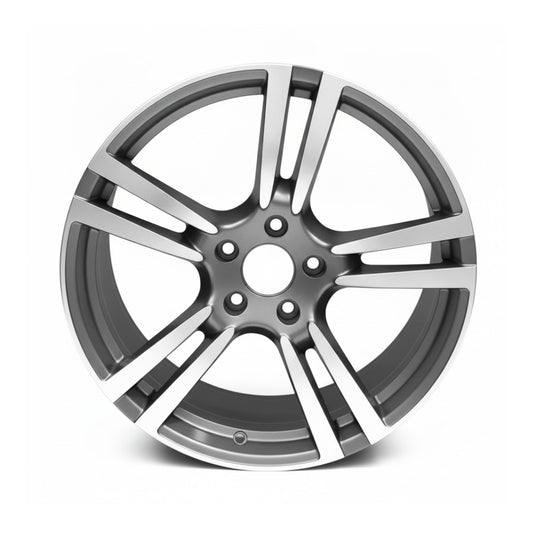Porsche Panamera 11 - 13 67415 aluminum OEM wheel rim 20 x 9.5 Polish/Char Front