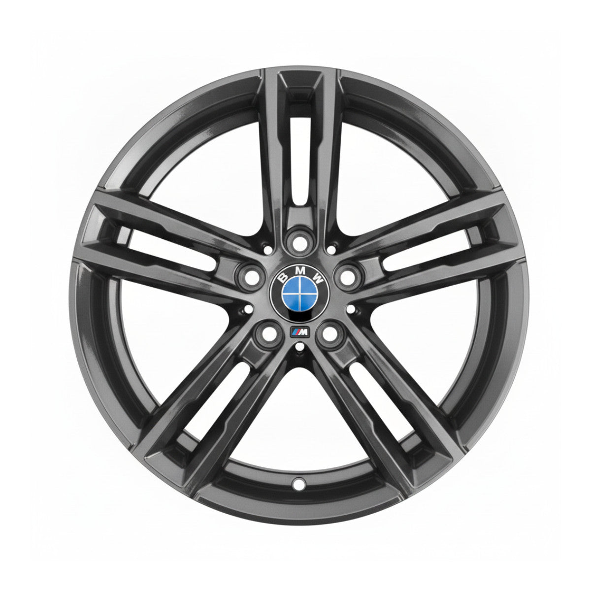 BMW M240I 2018 2019 2020 2021 86512 aluminum OEM rim 18 x 7.5 Gloss Black FRONT