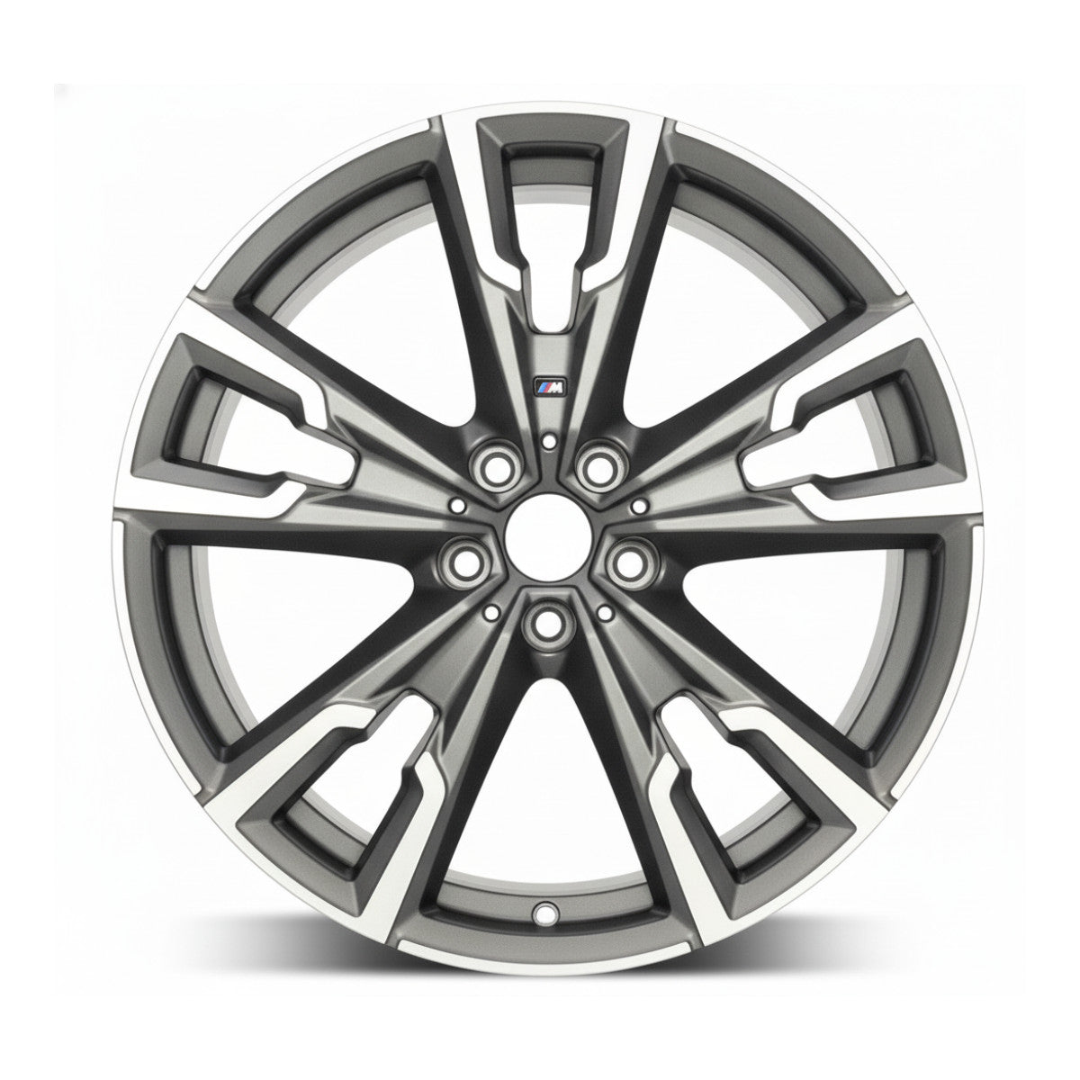 BMW X1 X2 2019 2020 21 2022 86576 95077 OEM wheel rim 20 x 8 CNC Med Char Matte