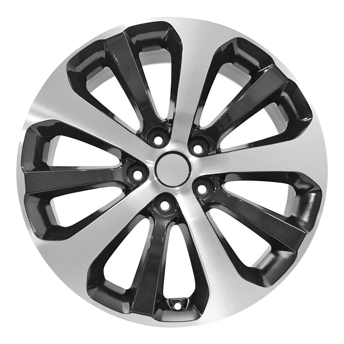 18" x 7.5" Kia Sorento 2016 2017 2018 Factory OEM Wheel Rim Machined Black 74736