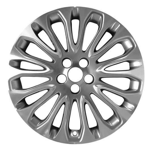 20" x 8.5" Buick LaCrosse 2014 2015 Factory OEM Wheel Rim Machined Silver 04117