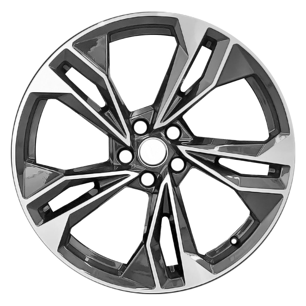 20" x 9" Audi S5 Sportback 2020 2021 Factory OEM Wheel Rim Machined Black 12006