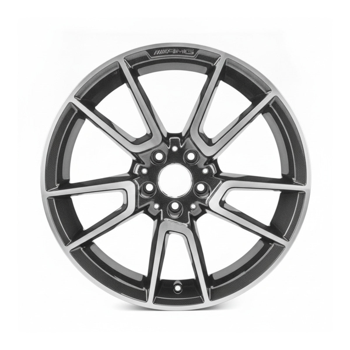 Mercedes C300 19 20 21 22 23 85687 aluminum OEM rim 19 x 7.5 CNC Black FRONT