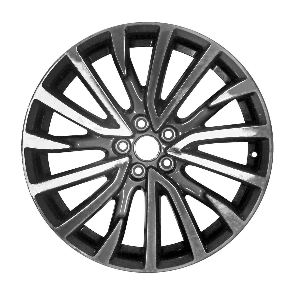 19" x 8" Lincoln Continental 2017 Factory OEM Wheel Rim Machined Charcoal 10090