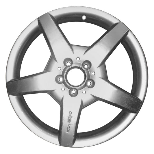 18" x 8.5" Mercedes-Benz Slk55 AMG 2005 Rear OEM Wheel Rim Hyper Silver 95315