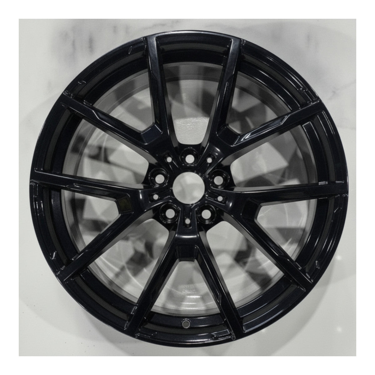 BMW M850i 840i 19 20 21 22 23 24 86428 aluminum OEM rim 20 x 9 Rear Gloss Black