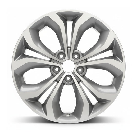 Hyundai Santa Fe 13 14 15 16 70854 aluminum OEM wheel rim 19 x 7.5 CNC Charcoal