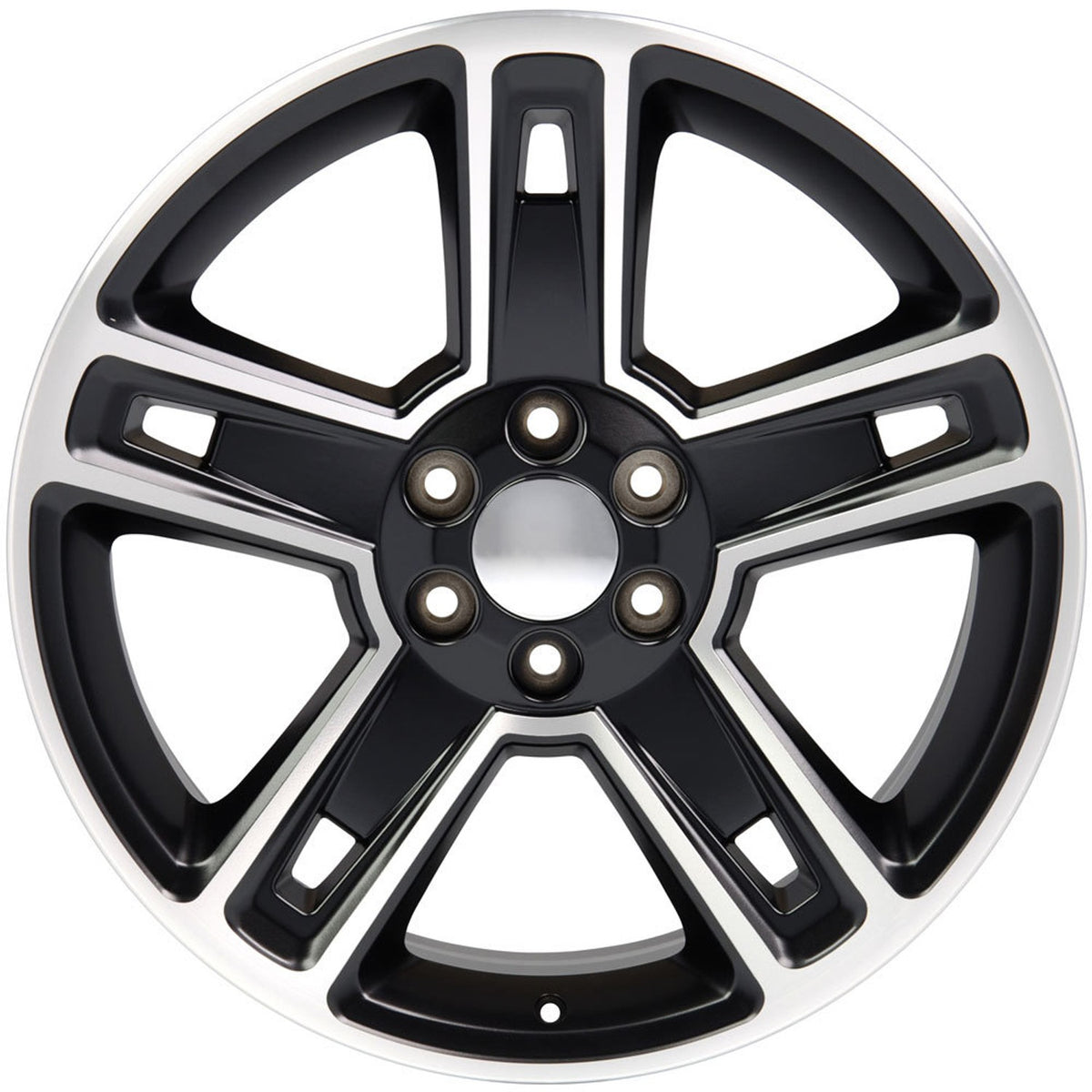 22" x 9" GMC Yukon XL 2015 2016 2017 Factory OEM Wheel Rim Machined Black 05664
