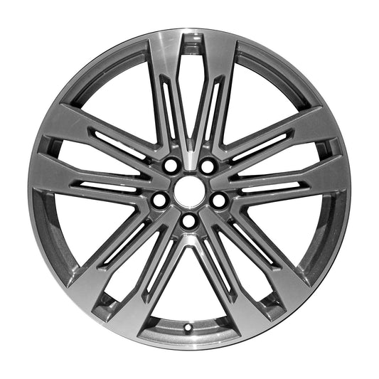 21" x 8.5" Audi Sq5 2018 2019 2020 Factory OEM Wheel Rim Machined Charcoal 59040