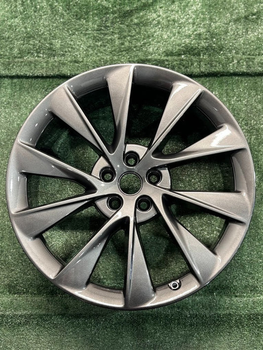 21x8.5 Front Tesla Model S Turbine 2018 2019 2020 2021 OEM Wheel Rim 106651900B
