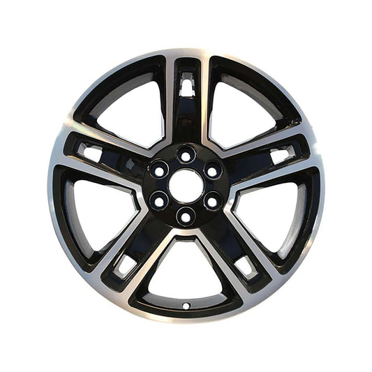 22" x 9" GMC Yukon XL 2015 2016 2017 2018 2019 OEM Wheel Rim Polish Black 05664