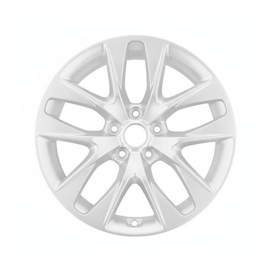 Hyundai Elantra 2013 70837 aluminum OEM wheel rim 16 x 6.5 Silver