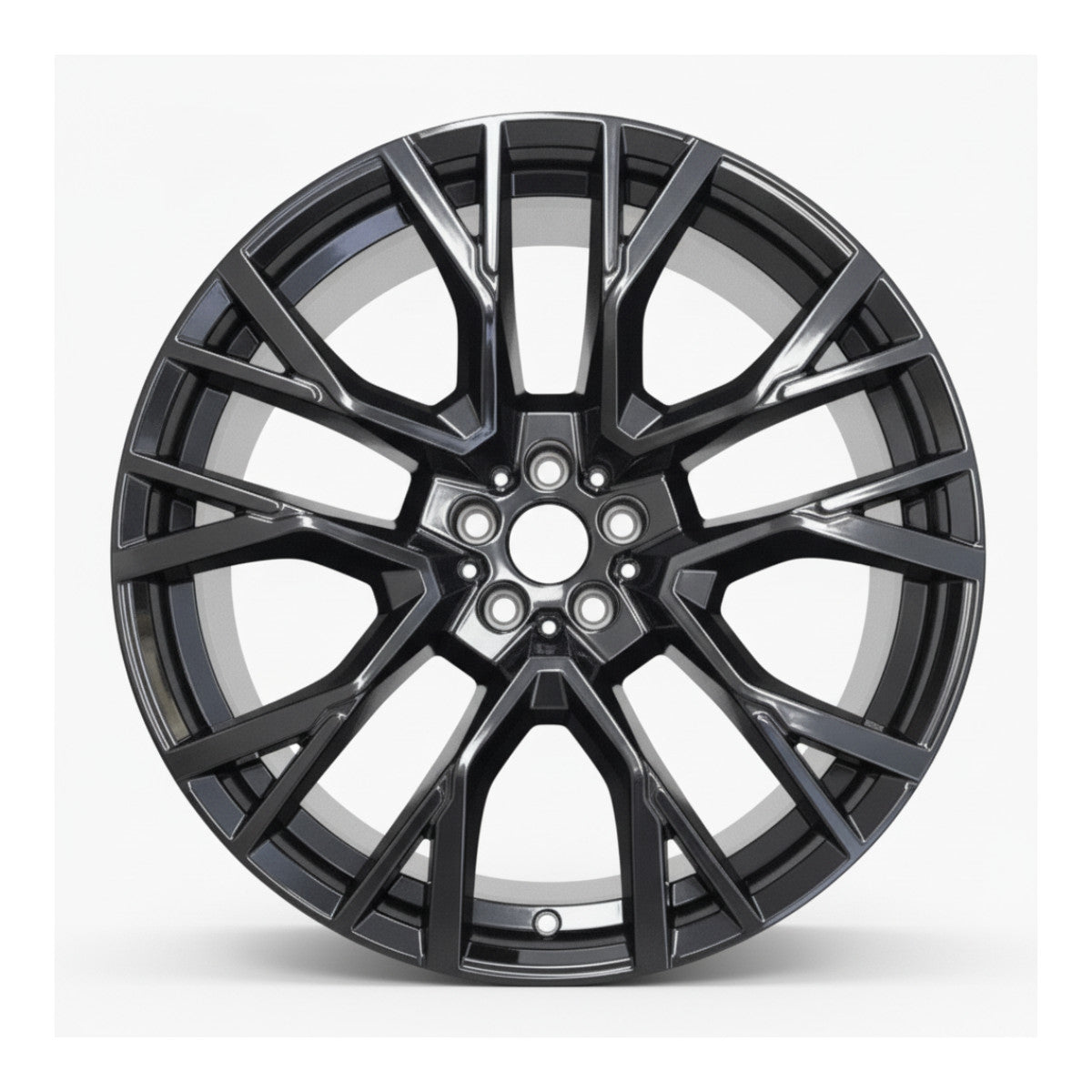 BMW X5 X6 20 21 22 23 24 25 86243 96700 OEM wheel rim 22 x 11.5 Rear Black