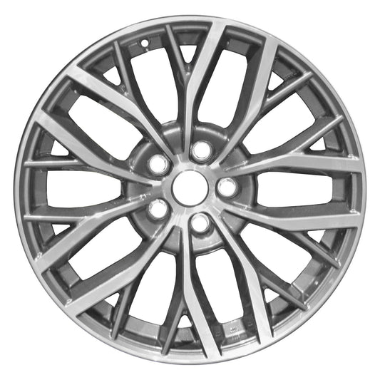 19" x 8.5" Subaru Wrx 2018 2019 Factory OEM Wheel Rim Machined Charcoal 68854