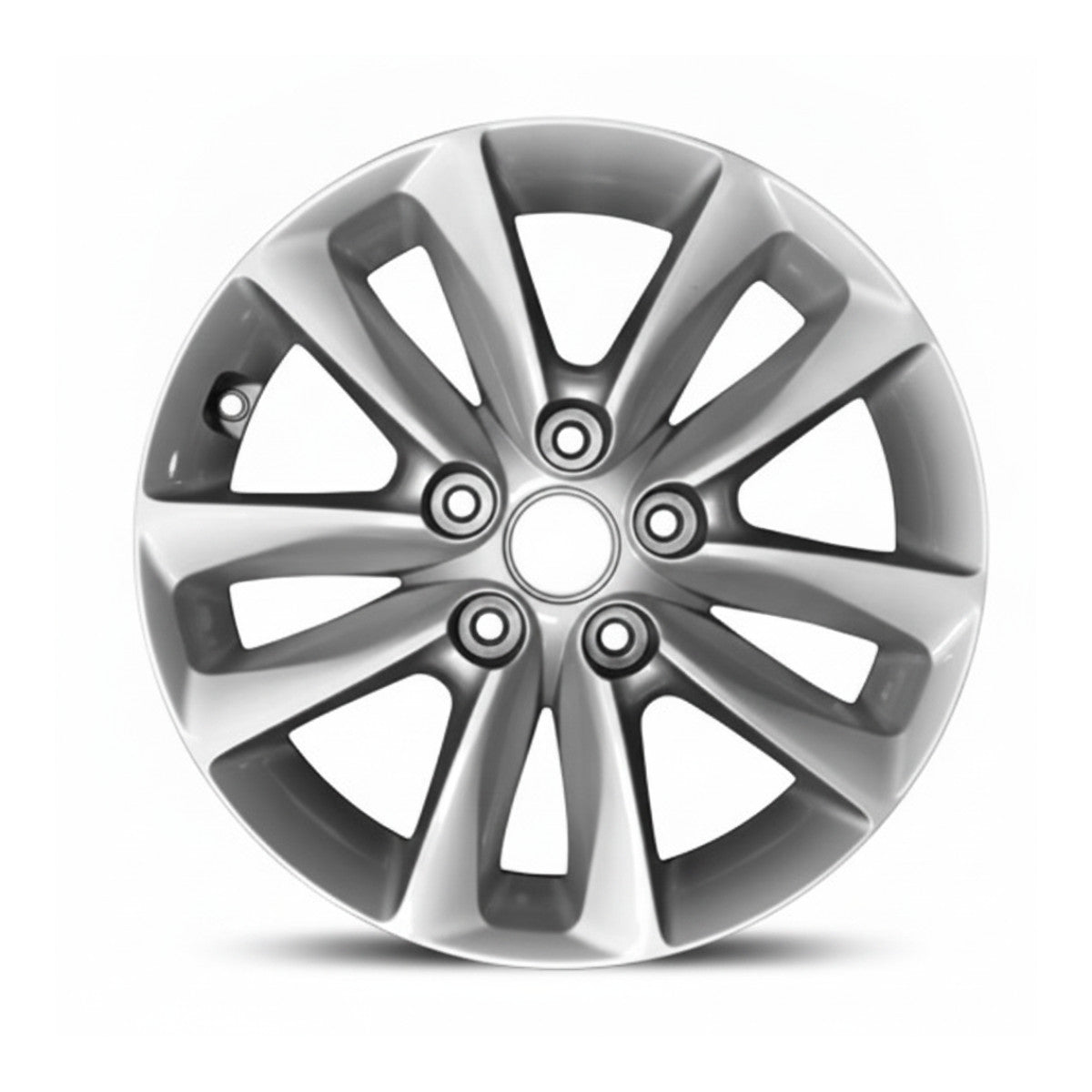 Kia Forte Forte5 2017 74743 aluminum OEM rim 16 x 6.5 Silver
