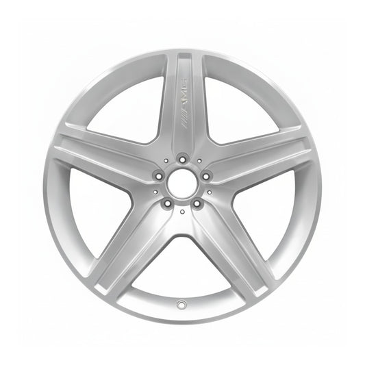 Mercedes GL550 2010 2011 2012 85108 aluminum OEM wheel rim 21 x 10 CNC Silver