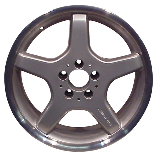 18" x 8.5" Mercedes-Benz SL65 AMG 2006 Front OEM Wheel Rim Hyper Silver 65279