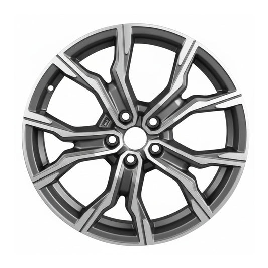 BMW X1 2021 2022 86120 aluminum OEM rim 19 x 8 CNC Dark Charcoal