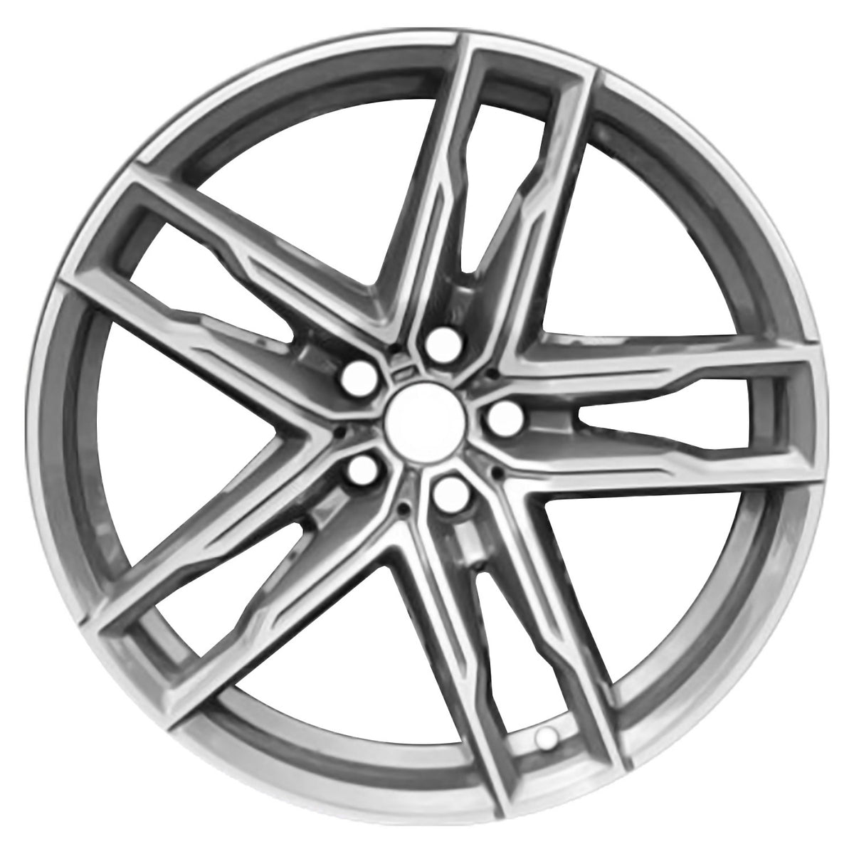 20" x 9.5" BMW M8 2020 2022 Front Factory OEM Wheel Rim Machined Charcoal 86562