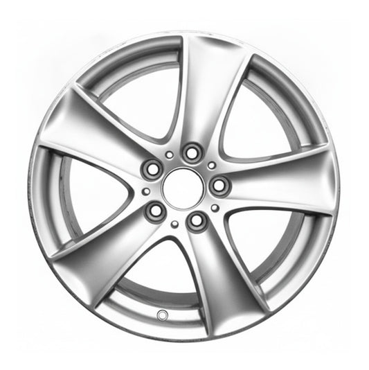 BMW X5 2007 2008 2009 2010 2011 2012 2013 86076 aluminum OEM rim 18 x 8.5 Silver
