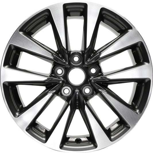 17" x 7.5" Nissan Altima 2016 2017 Factory OEM Wheel Rim Machined Charcoal 62719