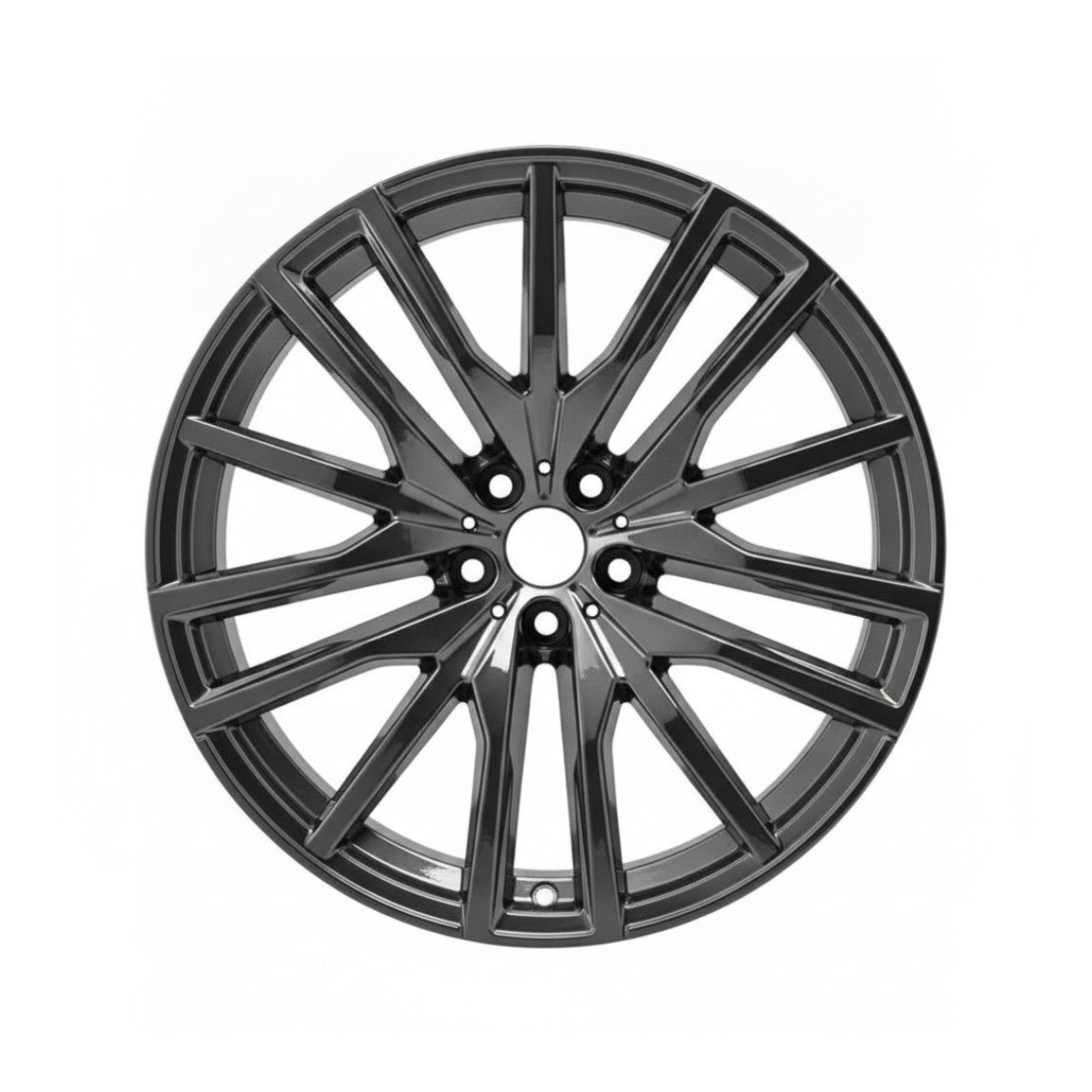 BMW X5 2019 - 2022 86471 aluminum OEM wheel rim 22 x 9.5 Front GLOSS BLACK