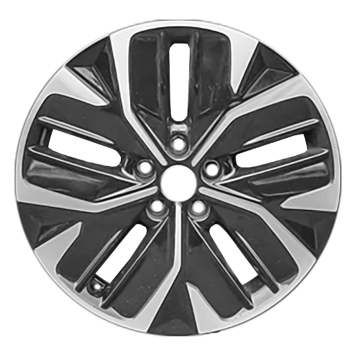 19" x 7.5" Kia Ev6 2022 2023 2024 Factory OEM Wheel Rim Machined Black 10445