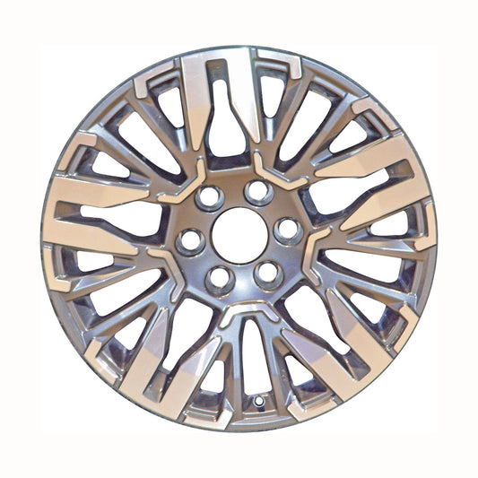 20" x 9" Chevrolet Tahoe 2025 2026 Factory OEM Wheel Rim Machined Charcoal 94091