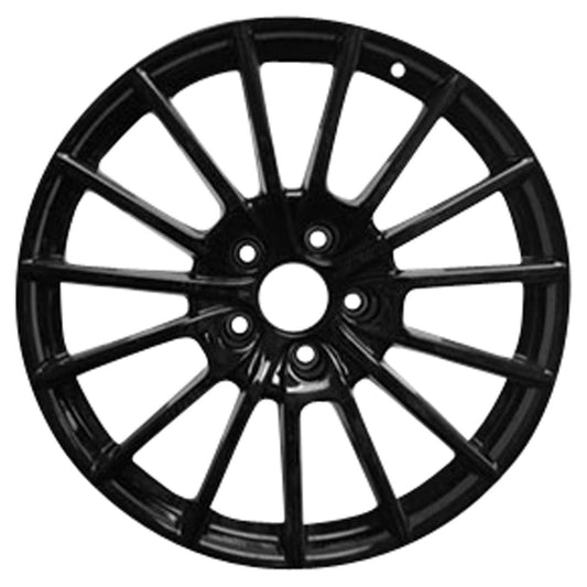 20" x 9.5" Porsche Panamera 2011 2012 Front Factory OEM Wheel Rim Black 67417