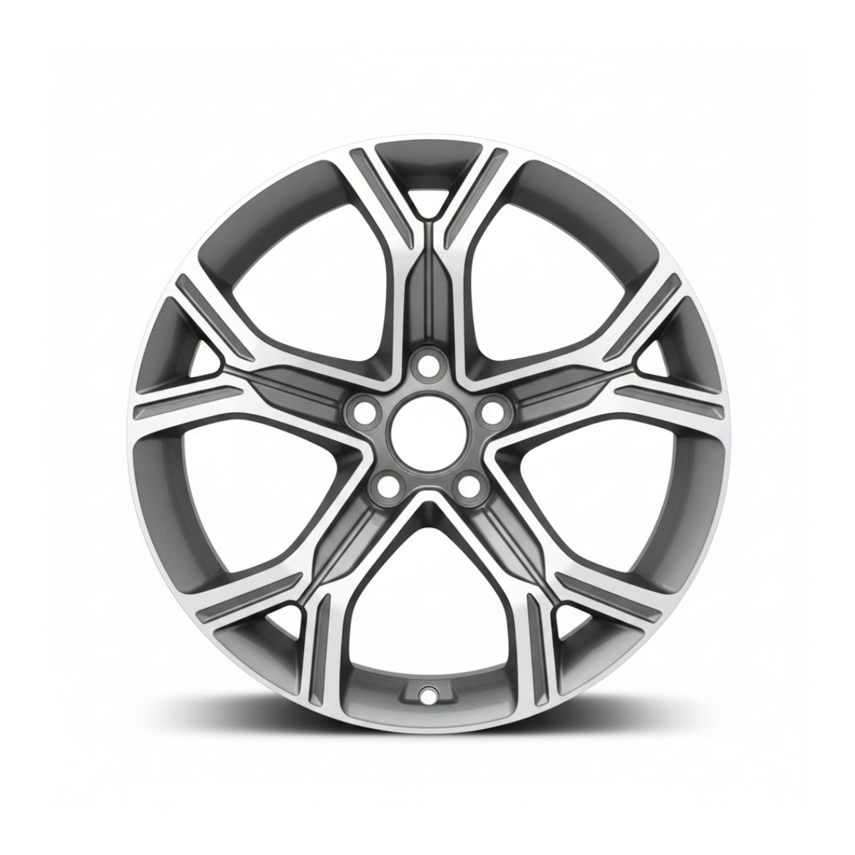 Kia Stinger 2018 2019 74771 aluminum OEM wheel rim 18 x 8 CNC Charcoal