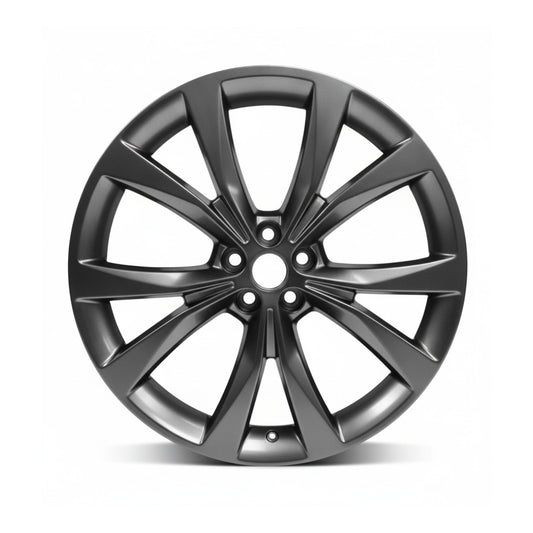 Ford Edge 2015 2016 2017 2018 10048 OEM wheel rim 21 x 9 Dark Hypersilver