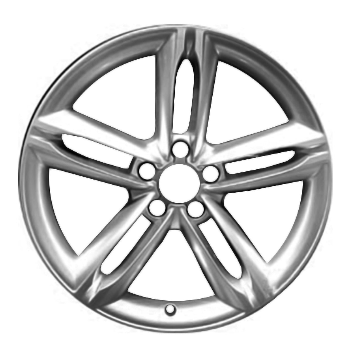 19" x 9" Audi TT 2008 2009 2010 2011 Factory OEM Wheel Rim Silver 58858