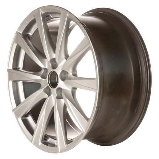 19" x 9" Lexus Is F 2008 2009 2010 2011 Rear OEM Wheel Rim Hyper Silver 74208