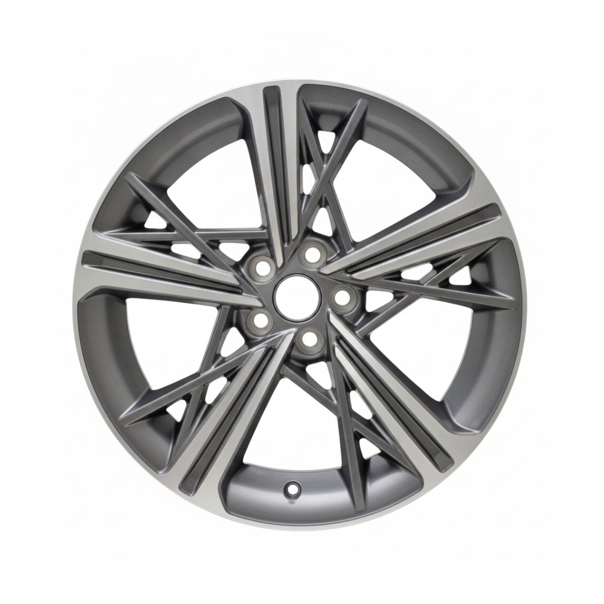 Genesis G70 2024 2025 71087 aluminum OEM rim 19 x 8.5 CNC Charcoal REAR