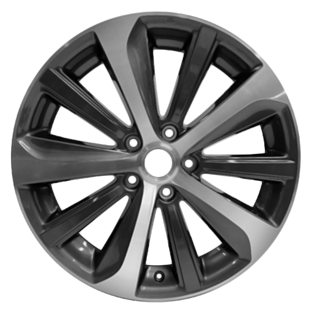 18" x 7.5" Subaru Legacy 2015 2016 Factory OEM Wheel Rim Machined Charcoal 68825