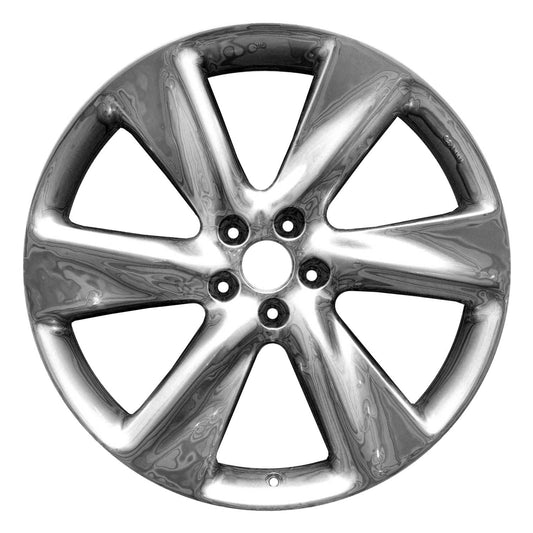 21" x 9.5" Infiniti Qx70 2014 2015 2016 2017 Factory OEM Wheel Rim Chrome 73715