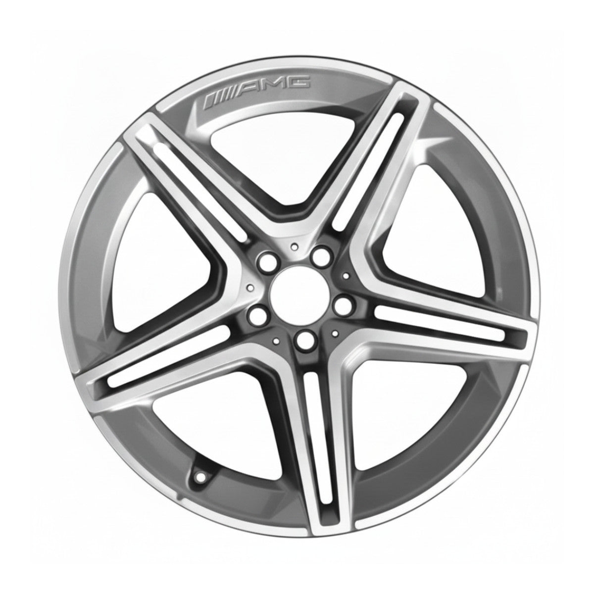 Mercedes GLS450 GLS580 20 - 25 85803 aluminum OEM rim 21 x 10 CNC Charcoal FRONT