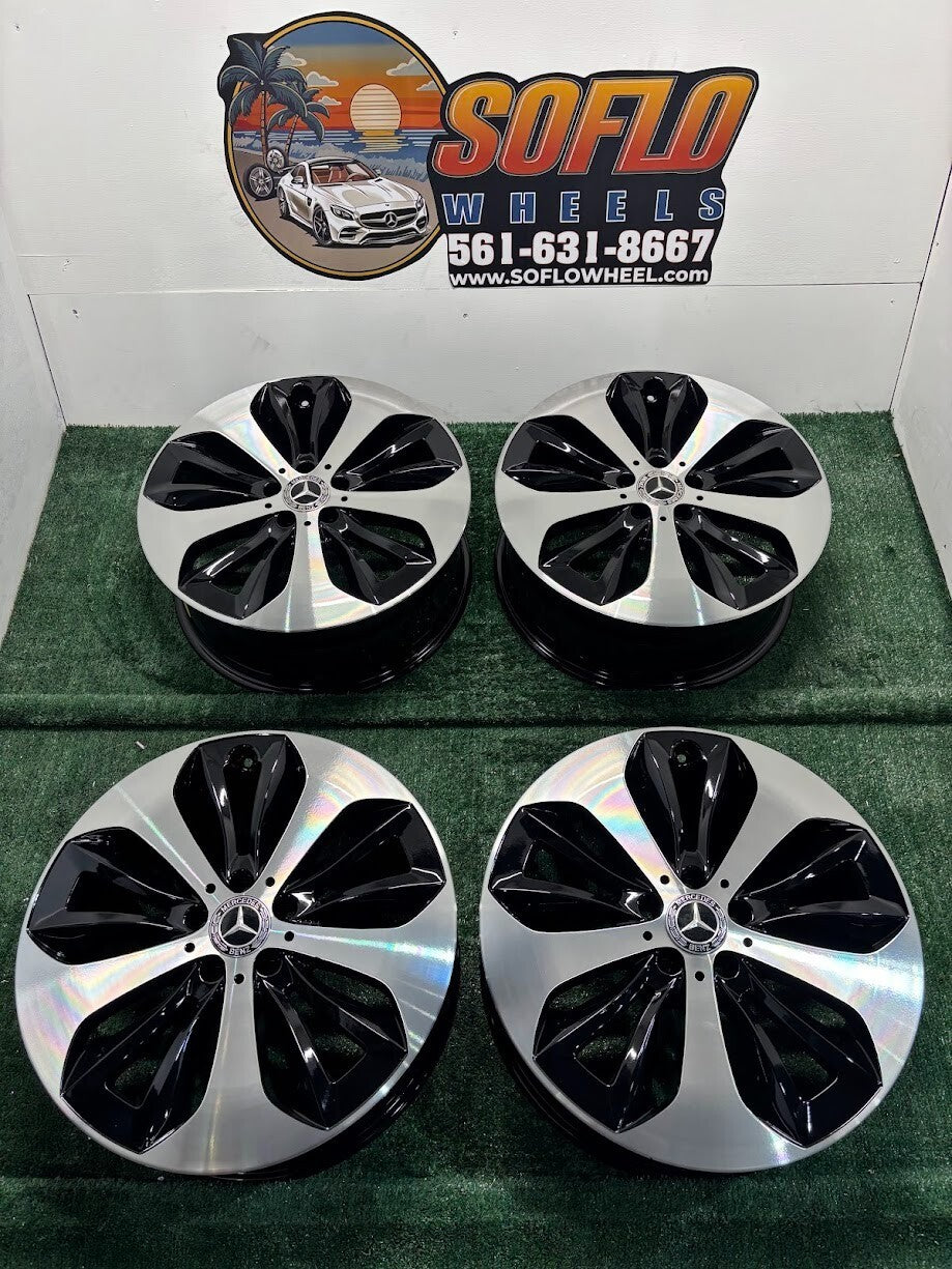Set 19x7.5 Mercedes Benz GLA250 GLB250 2022 2023 2024 OEM Wheel Rim A2474013600