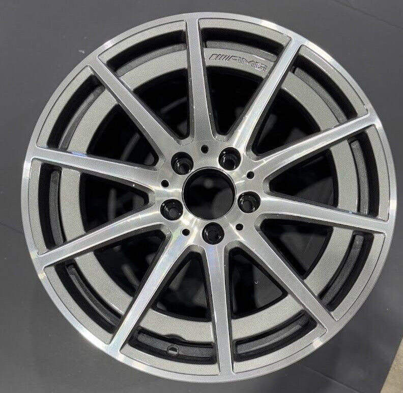 18" x 9.5" Mercedes-Benz C63 2020 2021 Rear Factory OEM Wheel Rim 85702