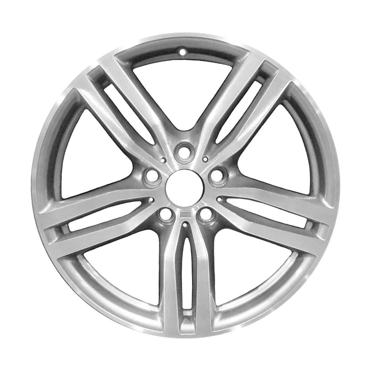 19" x 9" BMW X6 2015 2016 2017 Front Factory OEM Wheel Rim Machined Silver 86264
